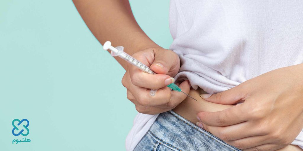 یکی از راه های تزریق انسولین در بیماران دیابتی استفاده از سرنگ مخصوص انسولین است.