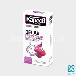 کاندوم تاخیری مدل کرم میوه‌ای کاپوت Kapoot Delay Fruity Cream