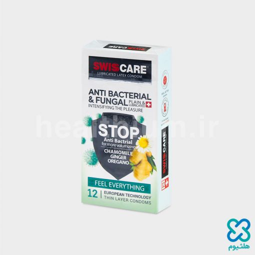 کاندوم ضد قارچ سوئیس کر (Swisscare Anti Bacterial & Fungal)